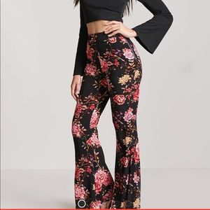 Floral Flare Pants